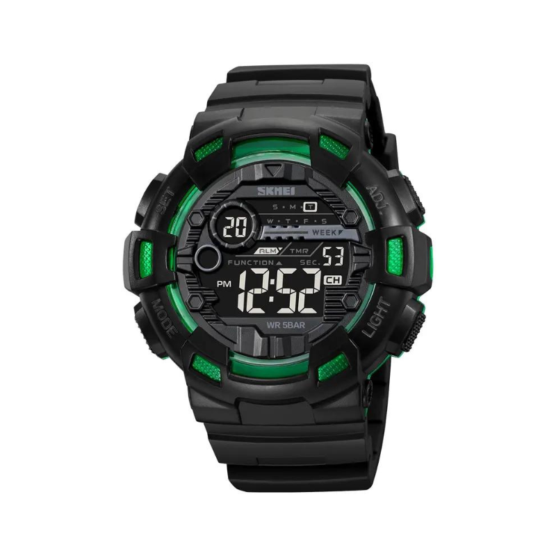 Ψηφιακό ρολόι χειρός – Skmei – 2110 - Black/Green - iThinksmart.gr