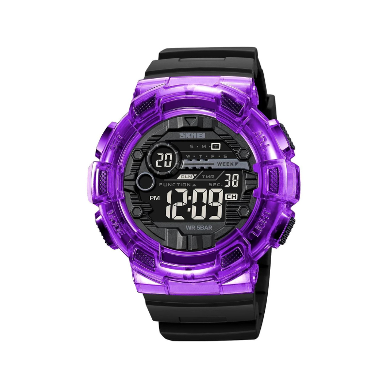 Ψηφιακό ρολόι χειρός – Skmei – 2110 - Black/Purple - iThinksmart.gr