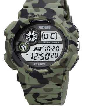 Ψηφιακό ρολόι χειρός – Skmei - 1718 - Army Green - iThinksmart.gr