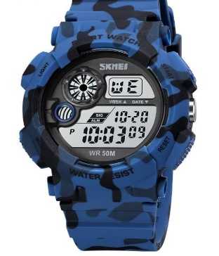 Ψηφιακό ρολόι χειρός – Skmei - 1718 - Army Blue - iThinksmart.gr