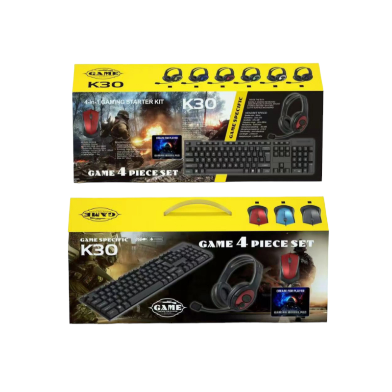 Πλήρες σετ Gaming 4 σε 1 – K30 - 883488 - iThinksmart.gr