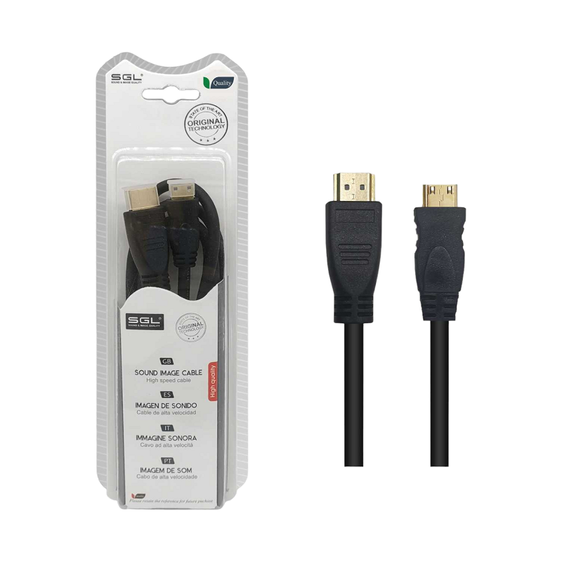 Καλώδιο HDMI σε Mini HDMI - Male/Male - 1592AB - 3m - 095172 - iThinksmart.gr